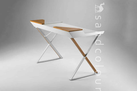 Aquila Oak Wood Desk