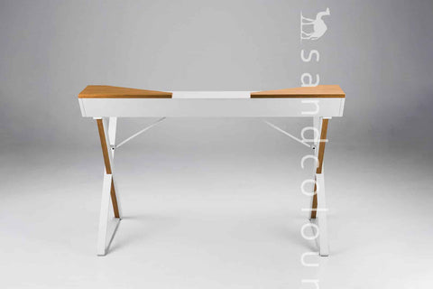 Aquila Oak Wood Desk