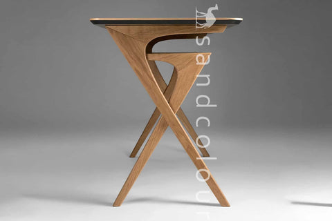 Orion Oak Wood Desk - MDF enameled
