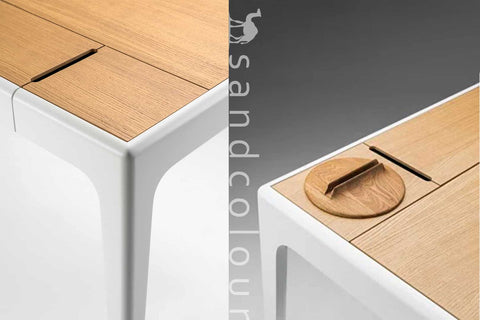 Lynx Nature Oak Wood Desk