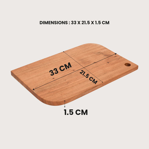 Chronos Block Acacia Wood Chopping Board