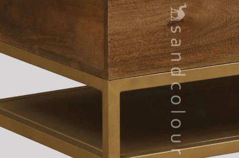 Cambrey Coffee Table Brown Finish With Lift Top