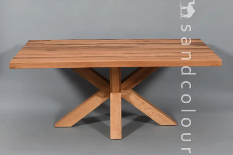 Alaska Wooden Table - Wood Legs - 8 Seater