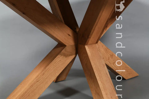 Alaska Wooden Table - Wood Legs - 4 Seater