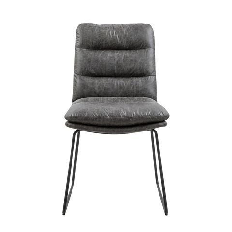 Mirraine Chair – Metal Frame & Leather