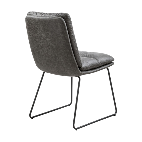 Mirraine Chair – Metal Frame & Leather