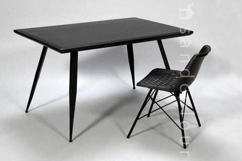 Helen Charcoal Table - Black -lifestyle
