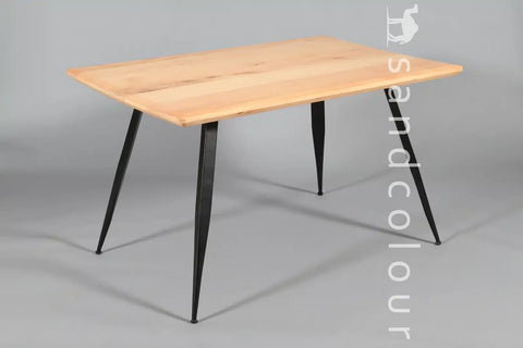 Helen Natural Black Table- 4 Seater - Primary