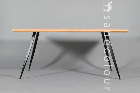 Helen Natural Black Table - 6 Seater - 2