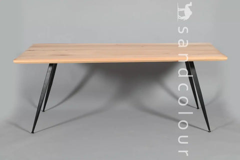 Helen Natural Black Table - 8 Seater - 1