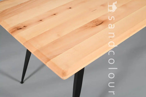 Helen Natural Black Table - 8 Seater - Hover