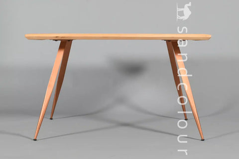 Helen Natural Copper Table- 4 Seater - 2