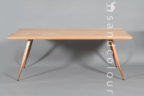 Helen Natural Copper Table - 8 Seater - 1