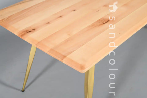 Helen Natural Golden Table - 8 Seater - Hover