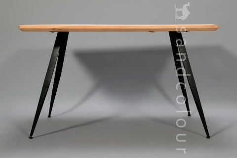 Helen Natural Table -Black Legs -3
