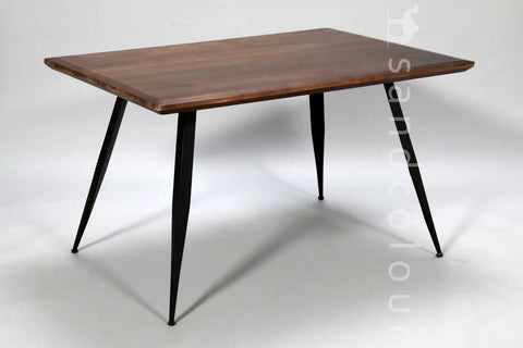 Helen Walnut Table - Black -1