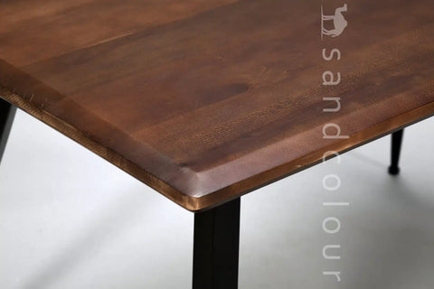 Helen Walnut Table - Black -hover