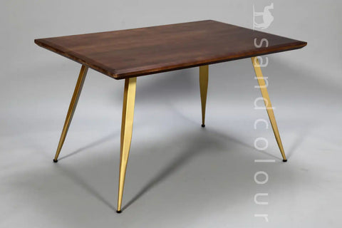 Helen Walnut Table - Golden -2