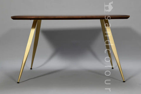 Helen Walnut Table - Golden -3